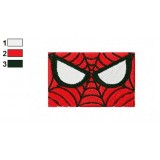 Spiderman Web Face Embroidery Design